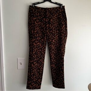 Old Navy Harper Mid-rise leopard print pants size zero